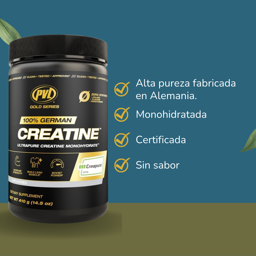 PVL Gold Series Creatina 410 g – 100% German Creapure
