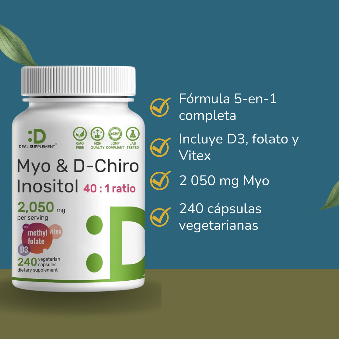 Deal Supplement Myo & D-Chiro Inositol 40:1 – 2,050 mg