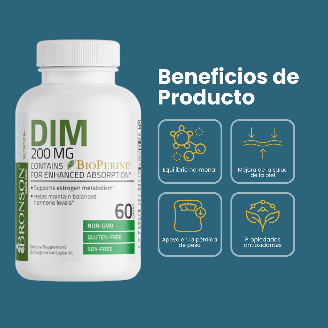 Bronson DIM 200 mg con BioPerine