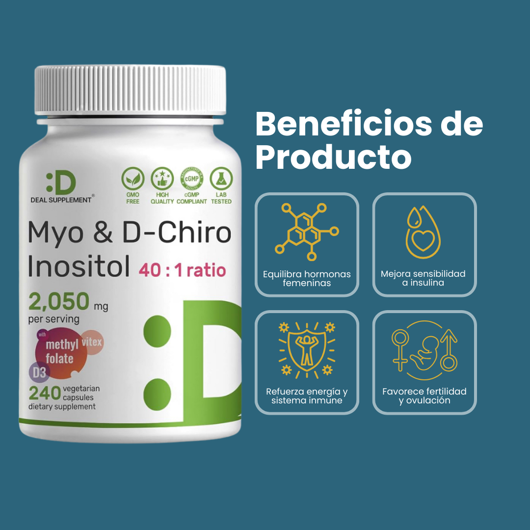 Deal Supplement Myo & D-Chiro Inositol 40:1 – 2,050 mg