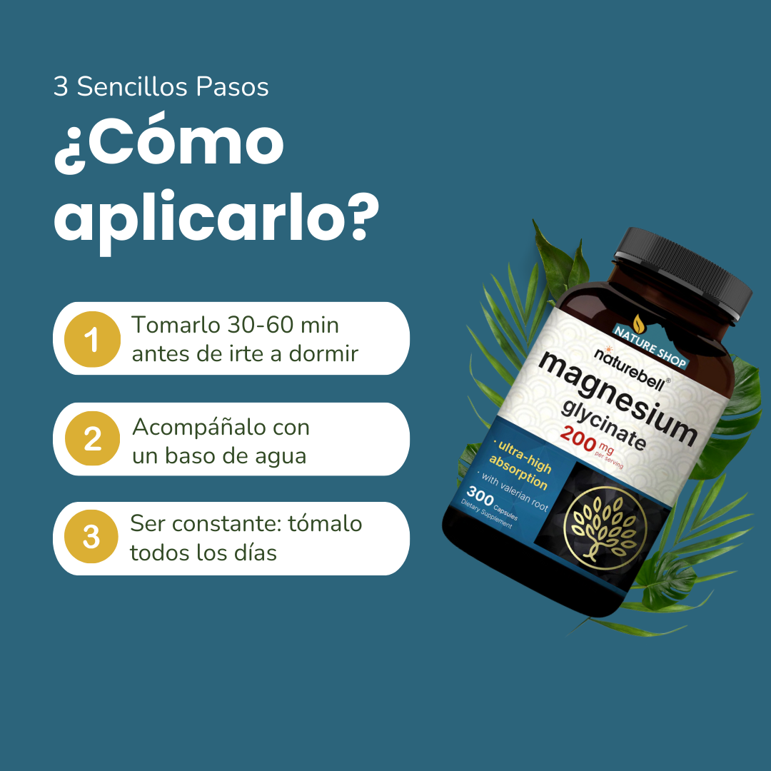 Glicinato de Magnesio Naturebell