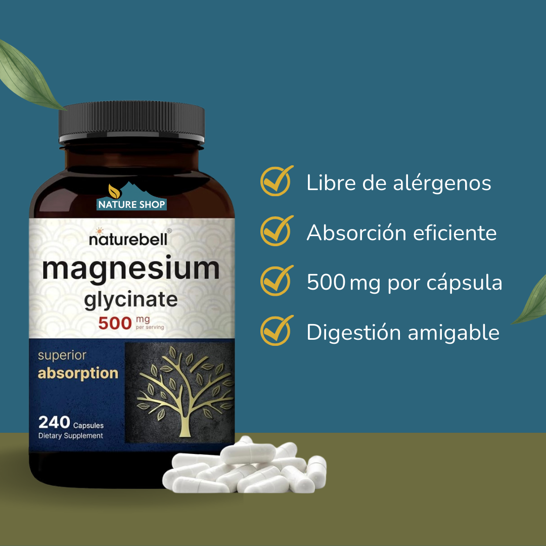 Glicinato de Magnesio Naturebell