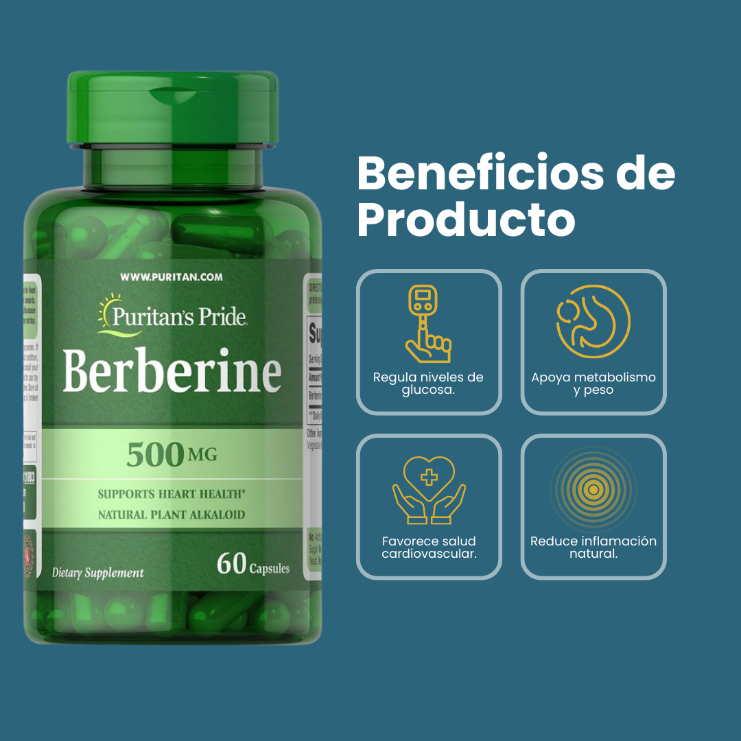 Berberina 500 mg Puritan’s Pride