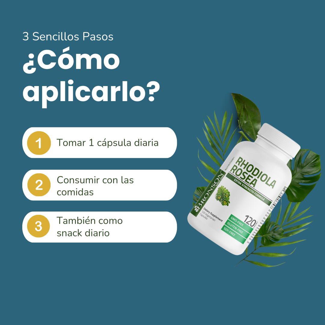 Bronson Rhodiola Rosea – Extra Strength