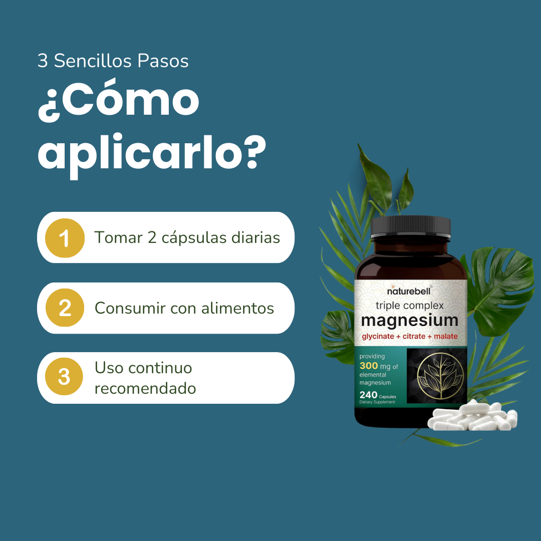 NatureBell Magnesio Triple Complex – 300 mg