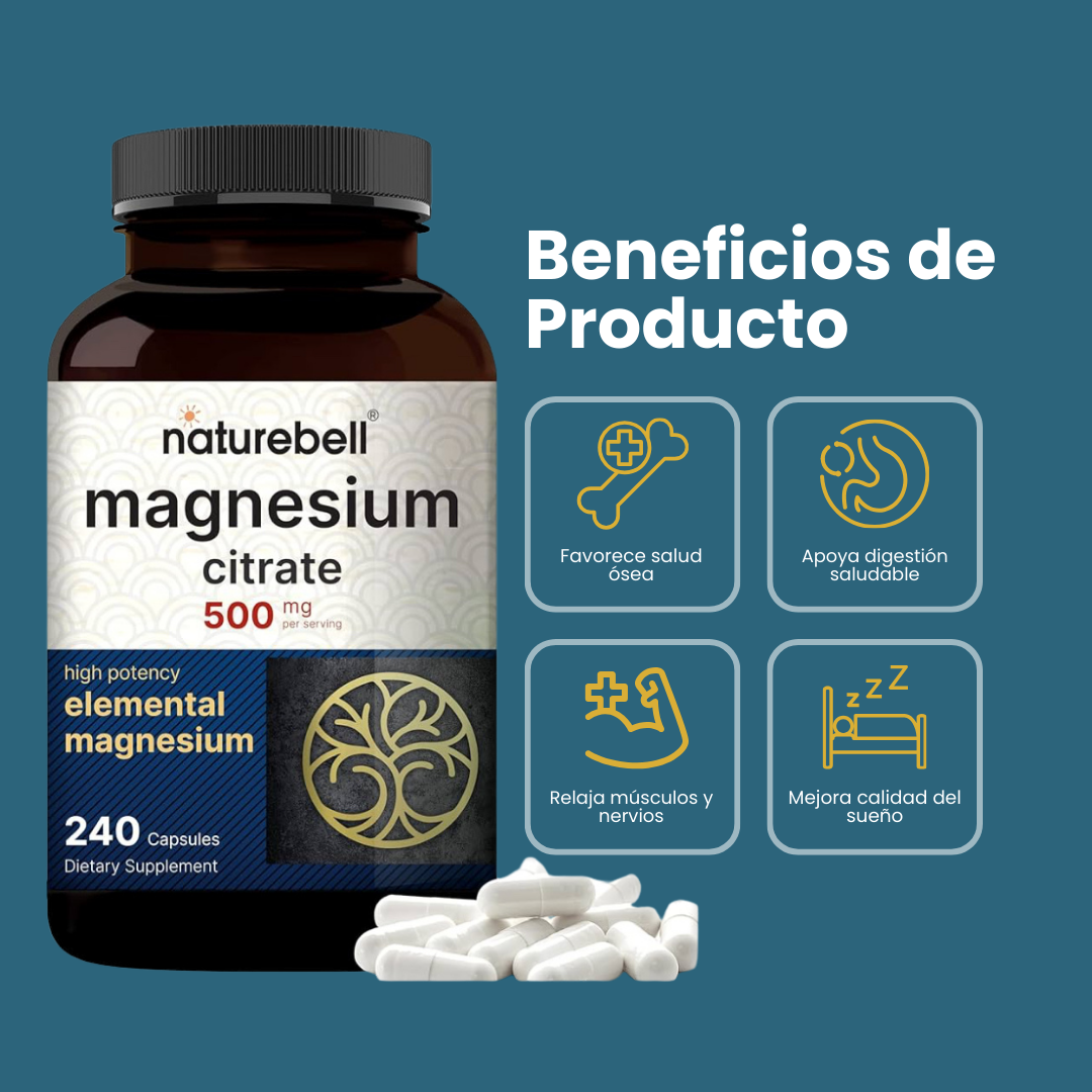 Citrato de Magnesio de NatureBell