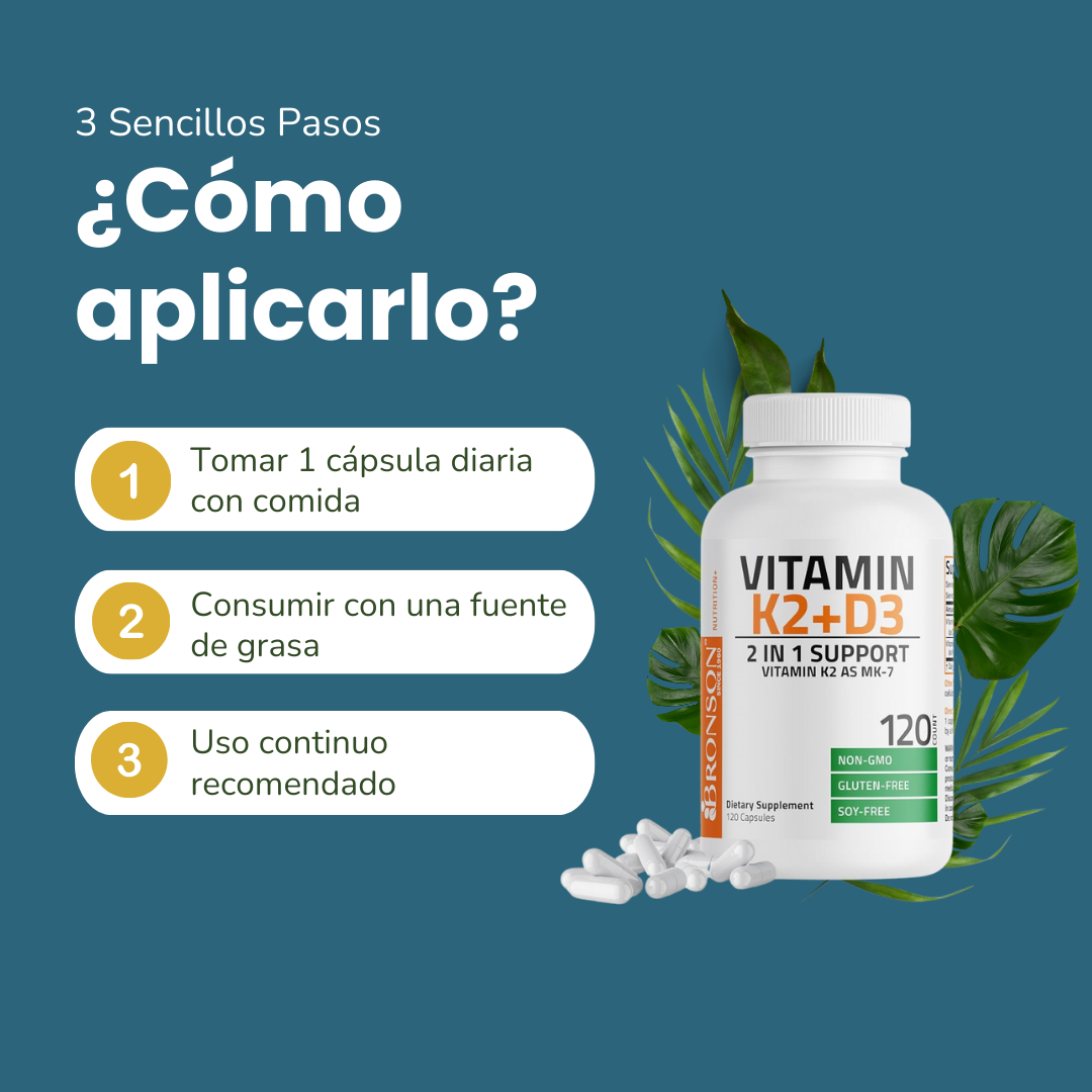 Bronson Vitamina D3 + K2 – 5,000 UI