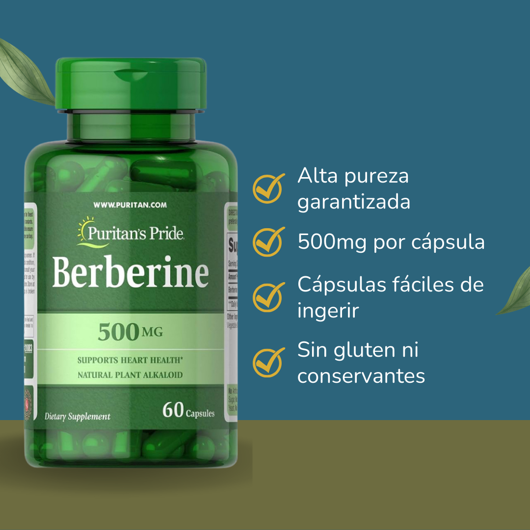 Berberina 500 mg Puritan’s Pride