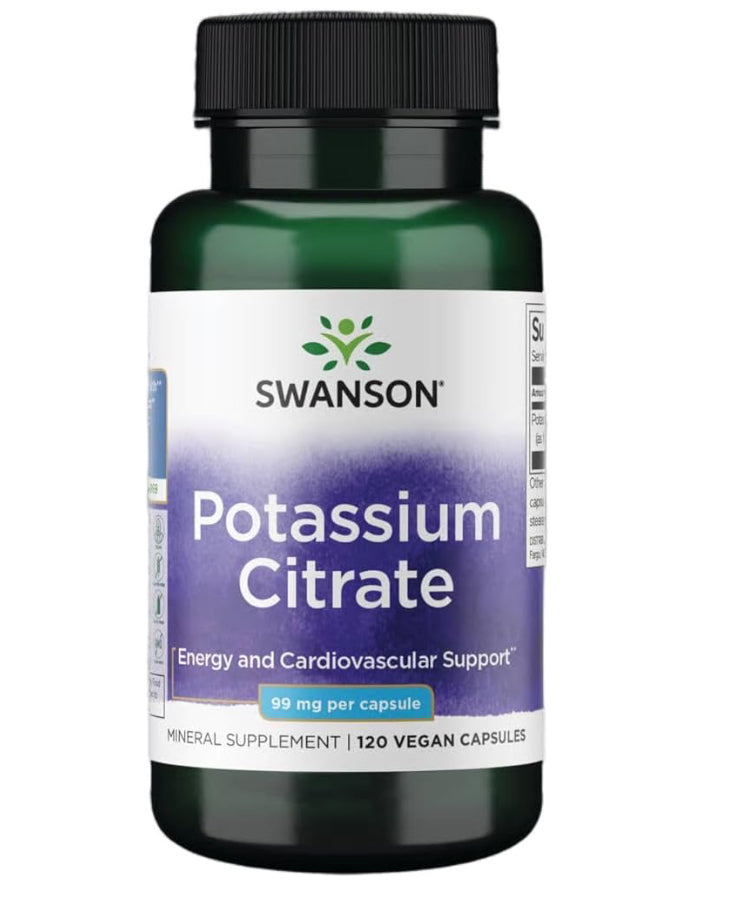 Swanson Citrato de Potasio 99 mg