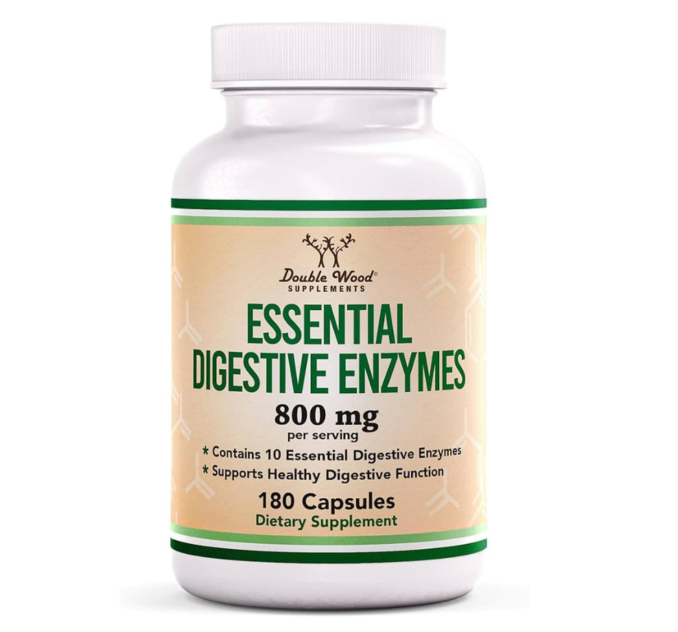 Double Wood Enzimas Digestivas Esenciales 800 mg