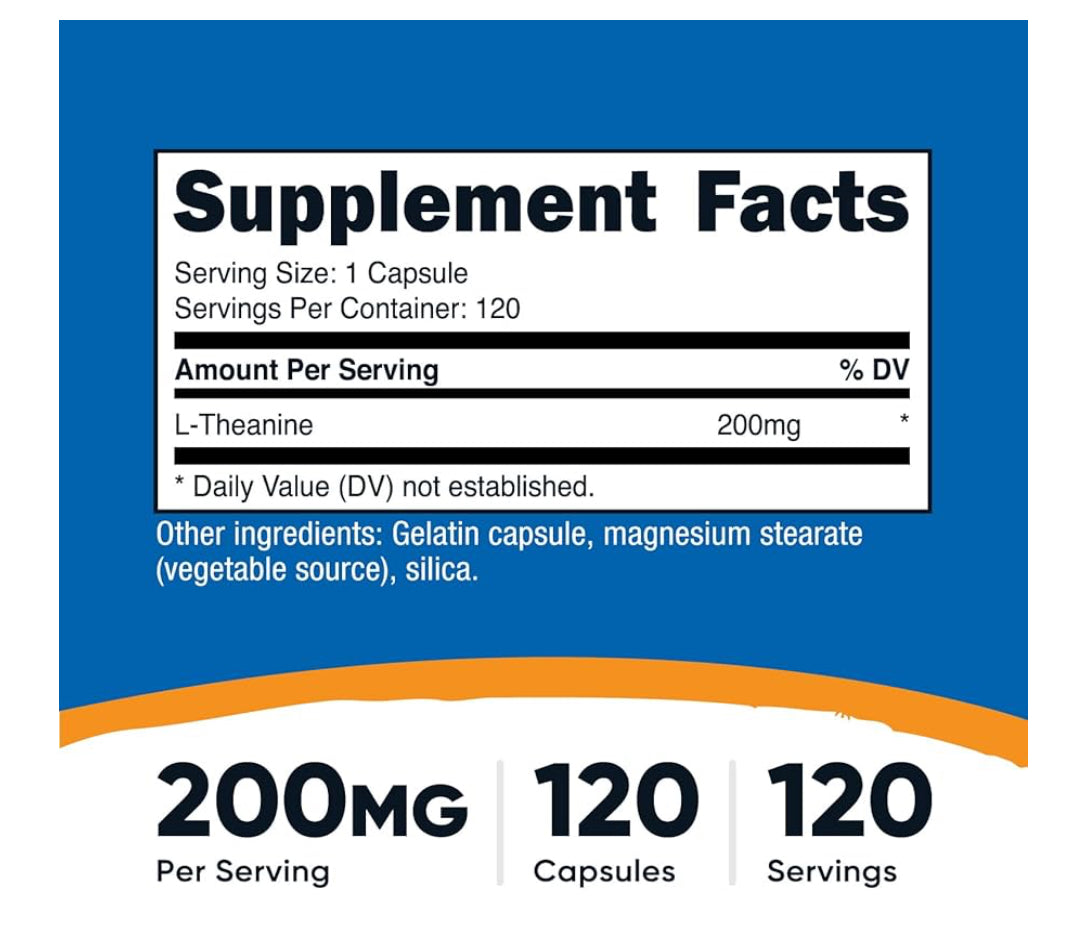 Nutricost L-Teanina 200 mg