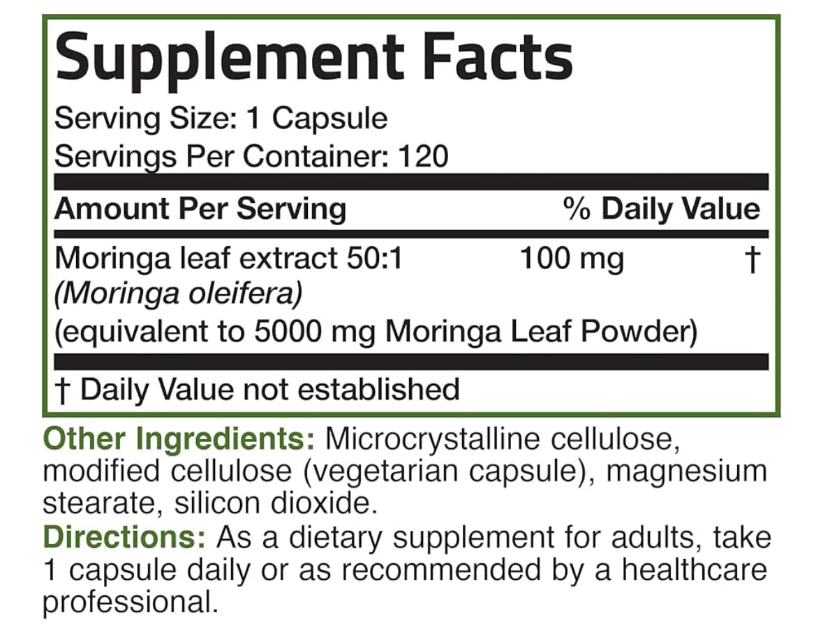 Bronson Moringa Extra Strength