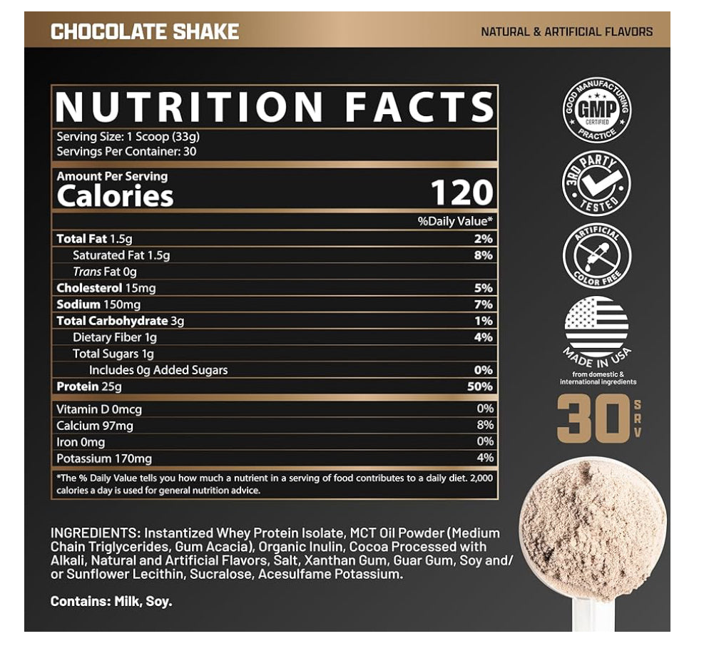 Nutrex ISOFIT Protein – Chocolate Shake