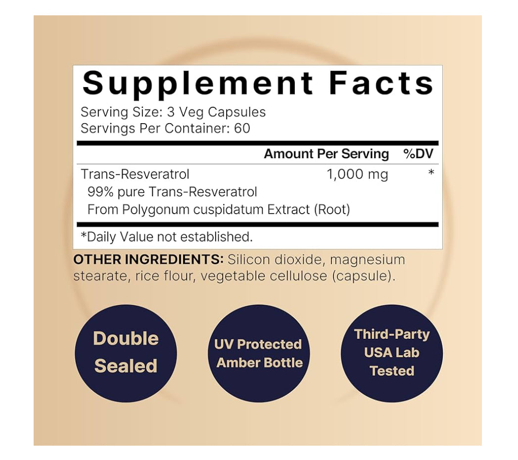 NatureBell Resveratrol 1,000 mg