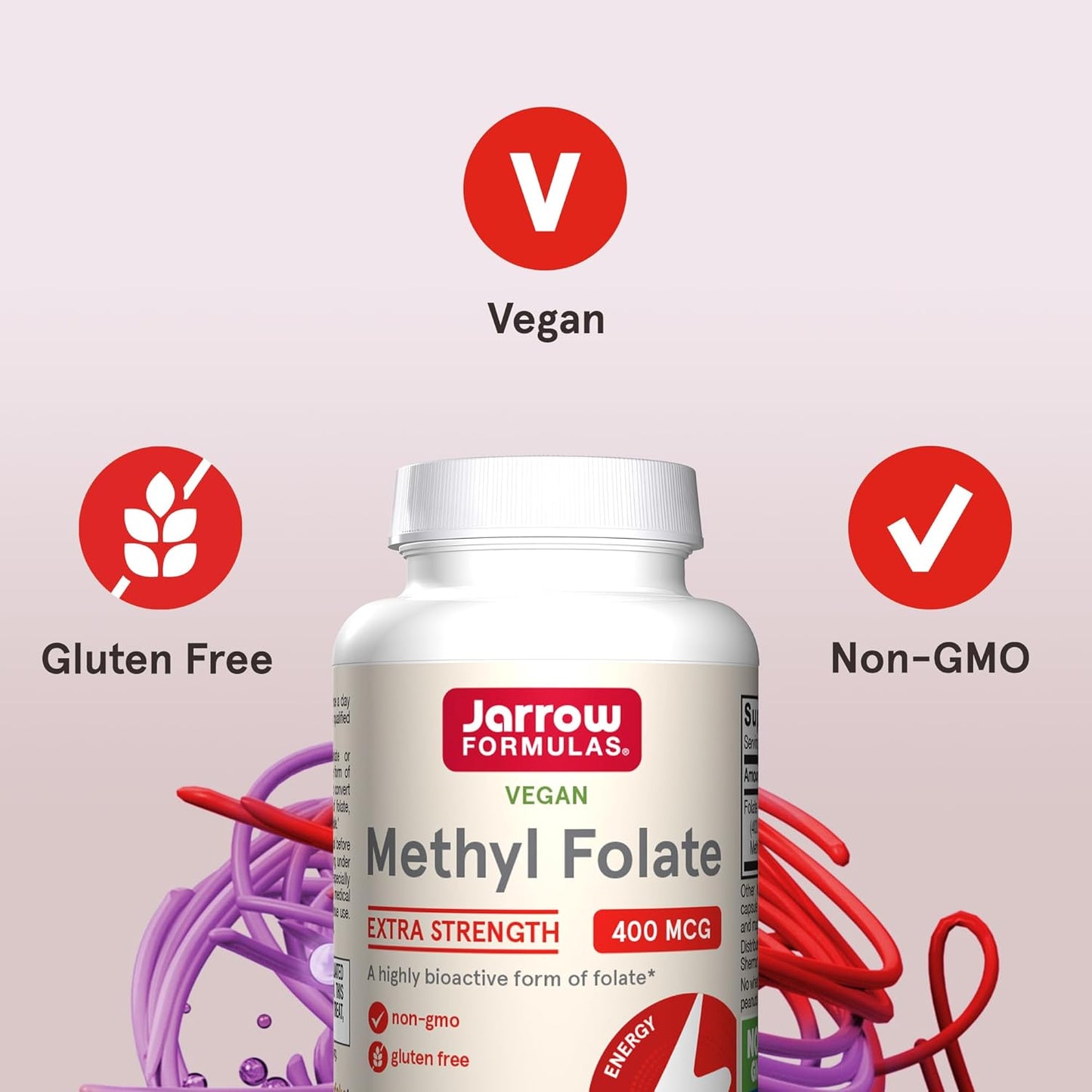 Metil-Folato (Vitamina B9 Activa) 400 mcg