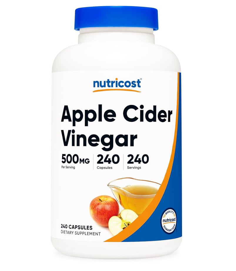 Nutricost Vinagre de Manzana 500 mg