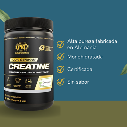PVL Gold Series Creatina 410 g – 100% German Creapure