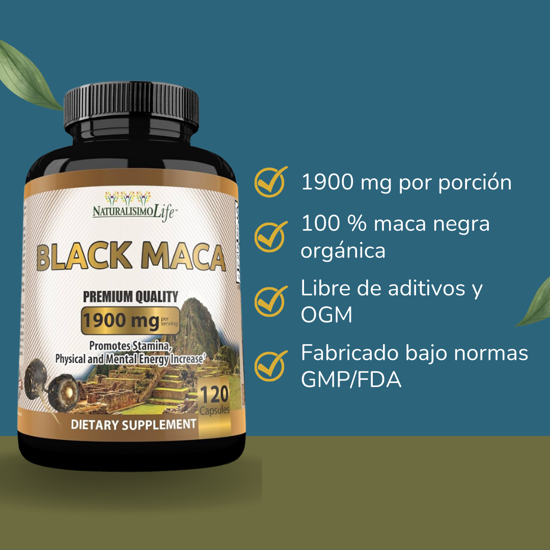Naturalisimo Life Maca Negra 1900 mg