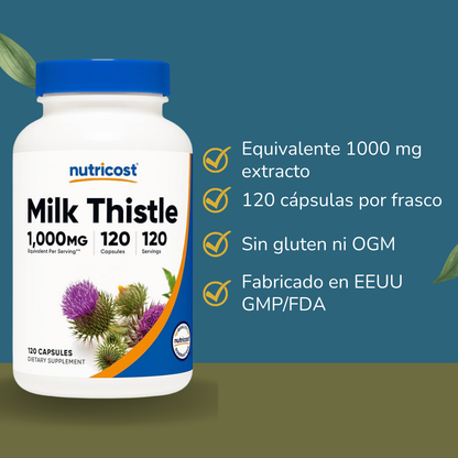 Nutricost Cardo Mariano (Milk Thistle) 1,000 mg