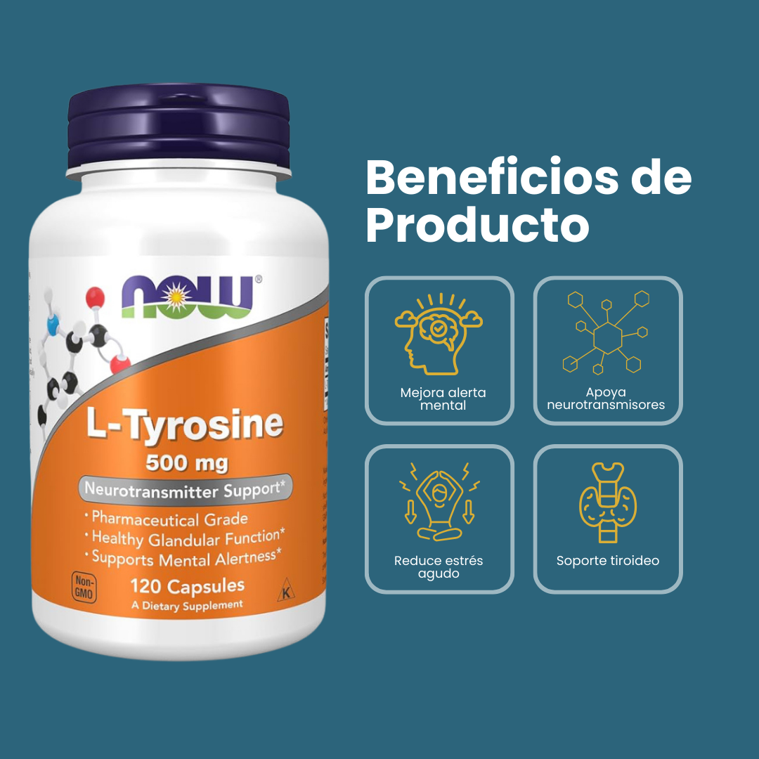 NOW L-Tirosina 500 mg