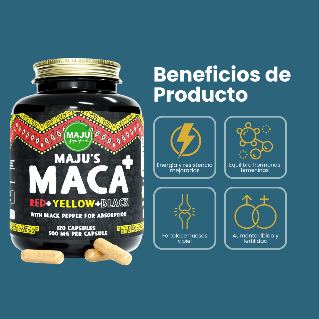 Maju Superfoods Maca Roja 500 mg