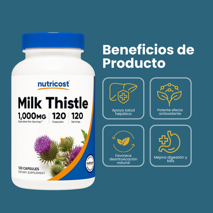Nutricost Cardo Mariano (Milk Thistle) 1,000 mg