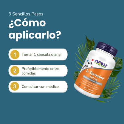 NOW L-Tirosina 500 mg