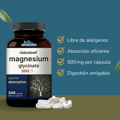 Glicinato de Magnesio Naturebell