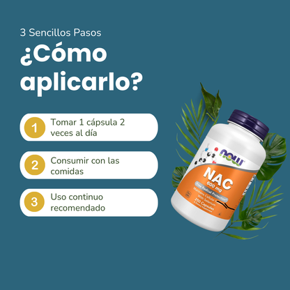 NOW NAC 600 mg con Selenio