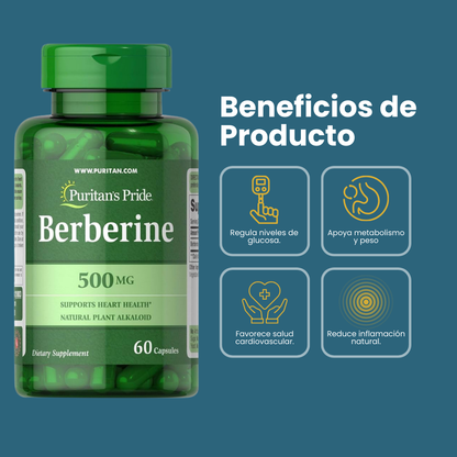 Berberina 500 mg Puritan’s Pride