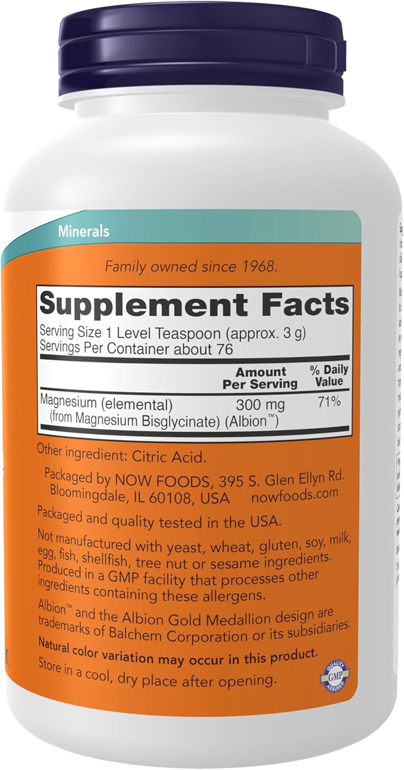 Bisglicinato de Magnesio NOW® 300 mg