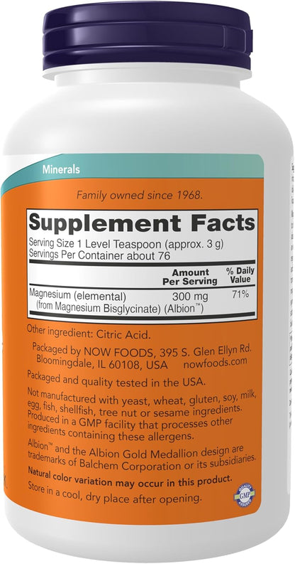 Bisglicinato de Magnesio NOW® 300 mg