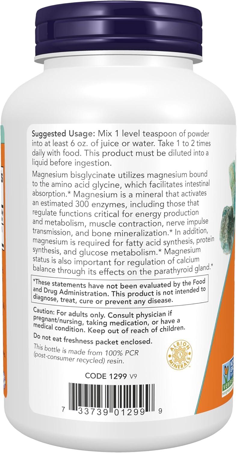 Bisglicinato de Magnesio NOW® 300 mg