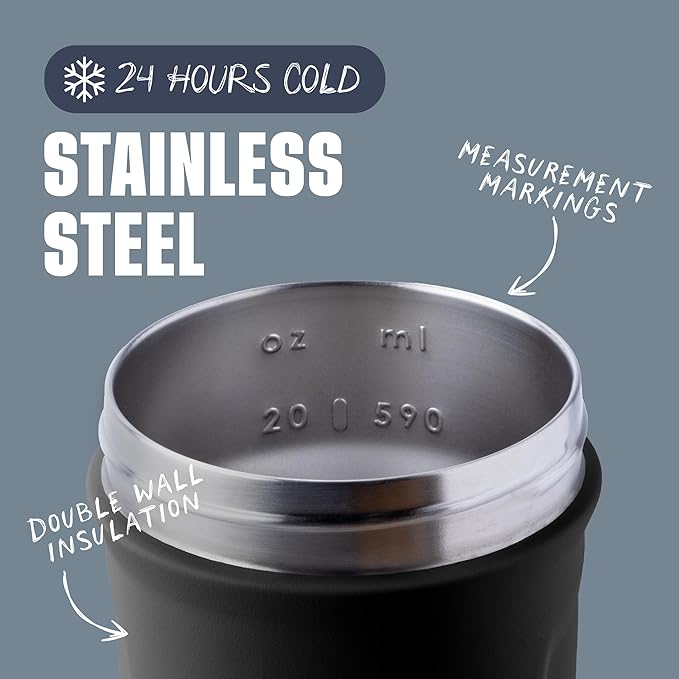 BlenderBottle® Stainless Steel 24 oz (710 ml)