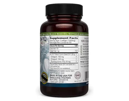 Black Seed Oil 1250 mg Premium