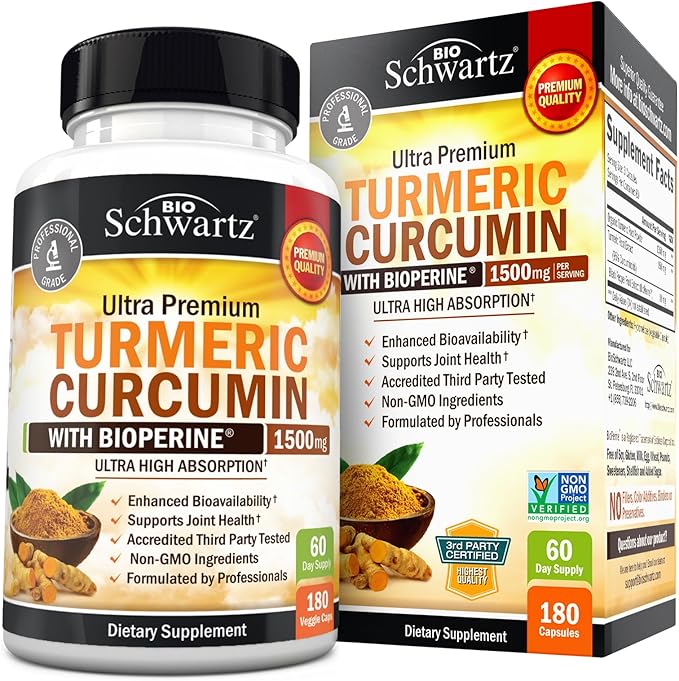Cúrcuma + Curcumina con Bioperine® 1500 mg