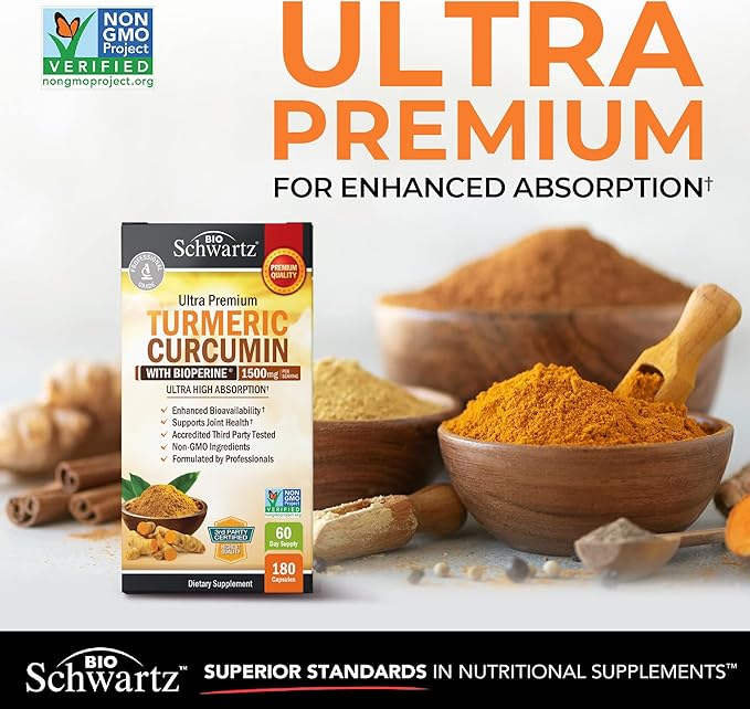 Cúrcuma + Curcumina con Bioperine® 1500 mg
