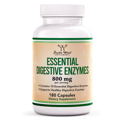 Double Wood Enzimas Digestivas Esenciales 800 mg