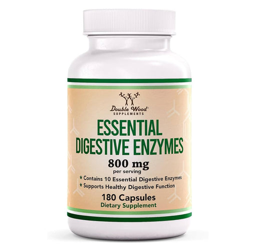 Double Wood Enzimas Digestivas Esenciales 800 mg