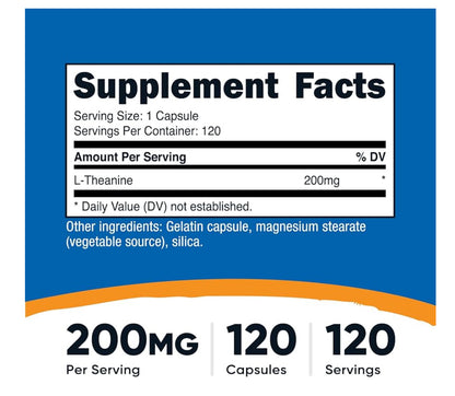 Nutricost L-Teanina 200 mg