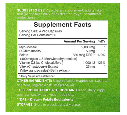 Deal Supplement Myo & D-Chiro Inositol 40:1 – 2,050 mg
