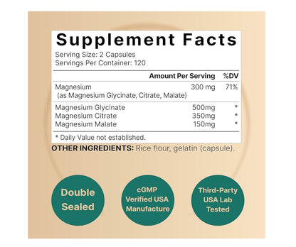 NatureBell Magnesio Triple Complex – 300 mg