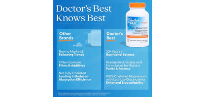 Glicinato de Magnesio Doctor’s Best