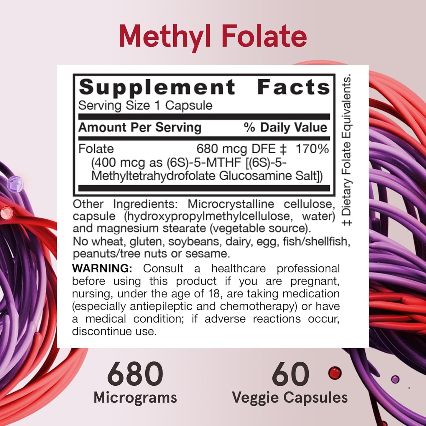 Metil-Folato (Vitamina B9 Activa) 400 mcg