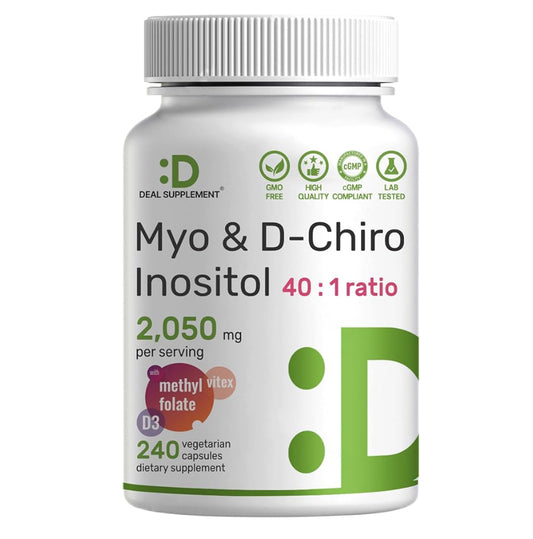 Deal Supplement Myo & D-Chiro Inositol 40:1 – 2,050 mg