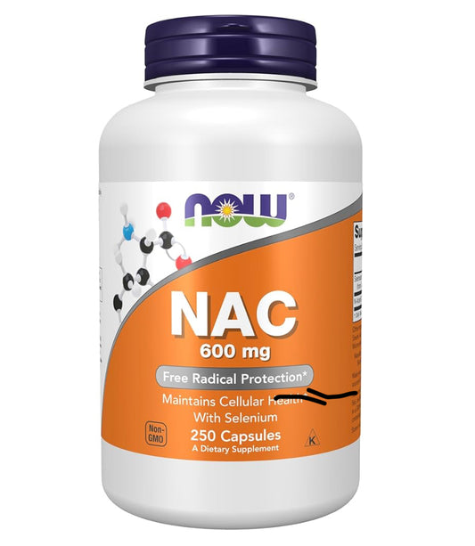 NOW NAC 600 mg con Selenio