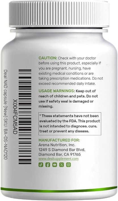 NAD+ + Resveratrol 1000 mg