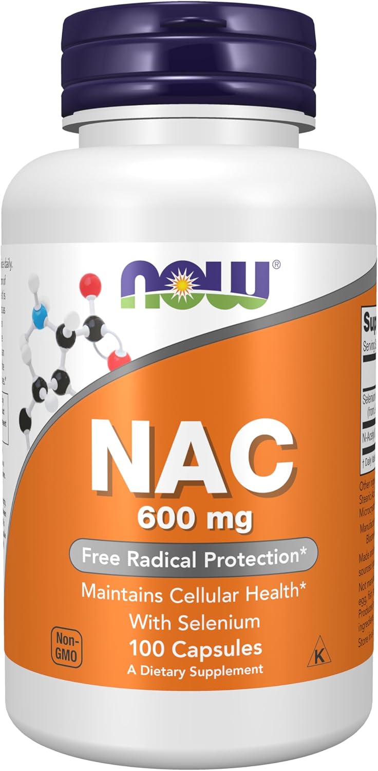 NOW NAC 600 mg con Selenio