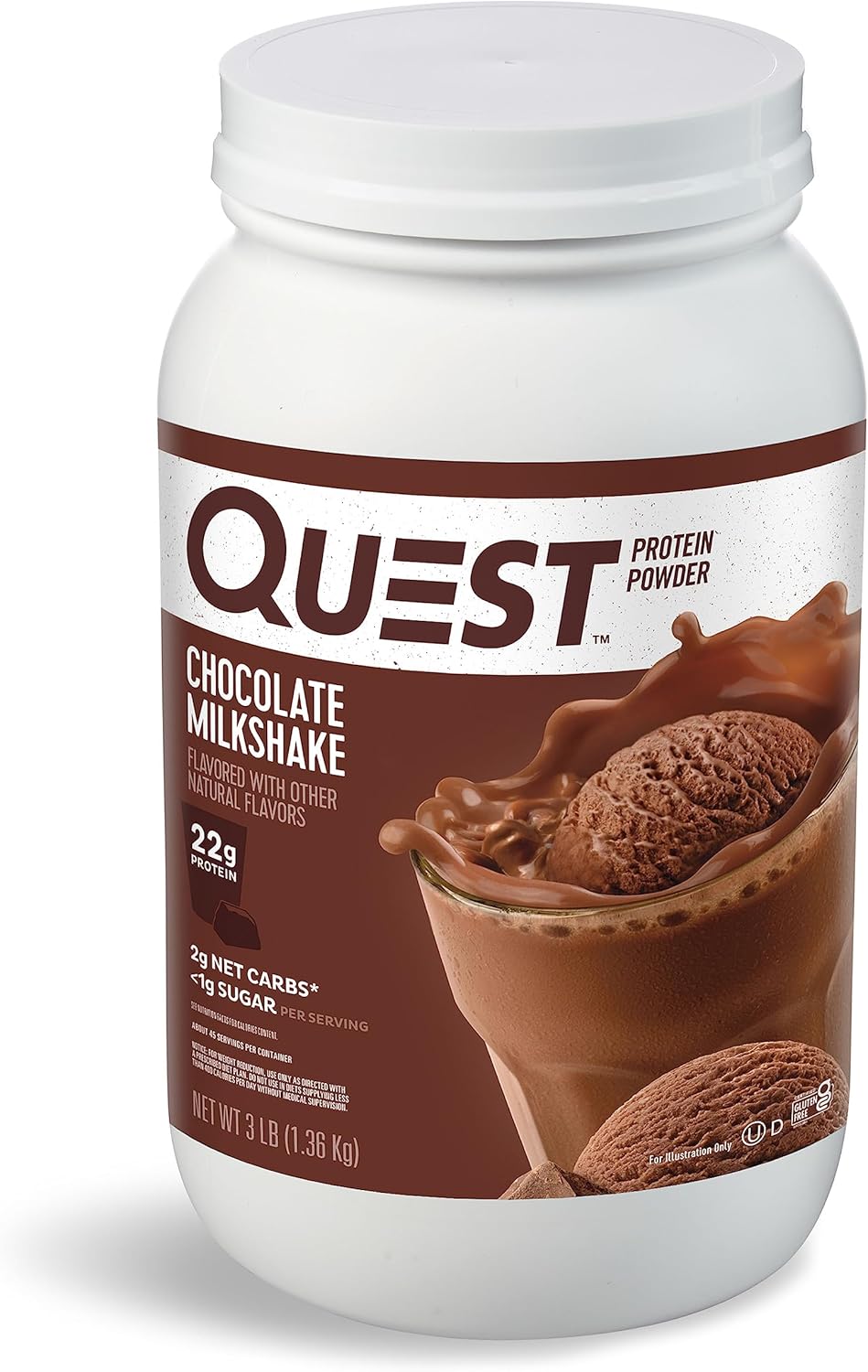 Proteína Quest® Chocolate Milkshake