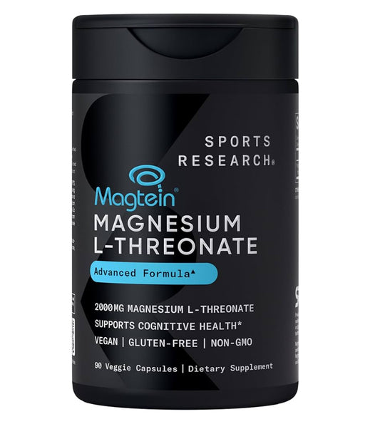 Sports Research Magtein Magnesio L-Treonato 2000 mg